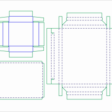 103 коробка ВИЗ1 дно 140х175х10 для шоколадок - Полиграфия