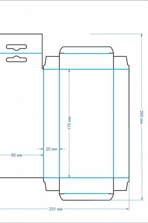 Вырубные формы коробок - Полиграфия
