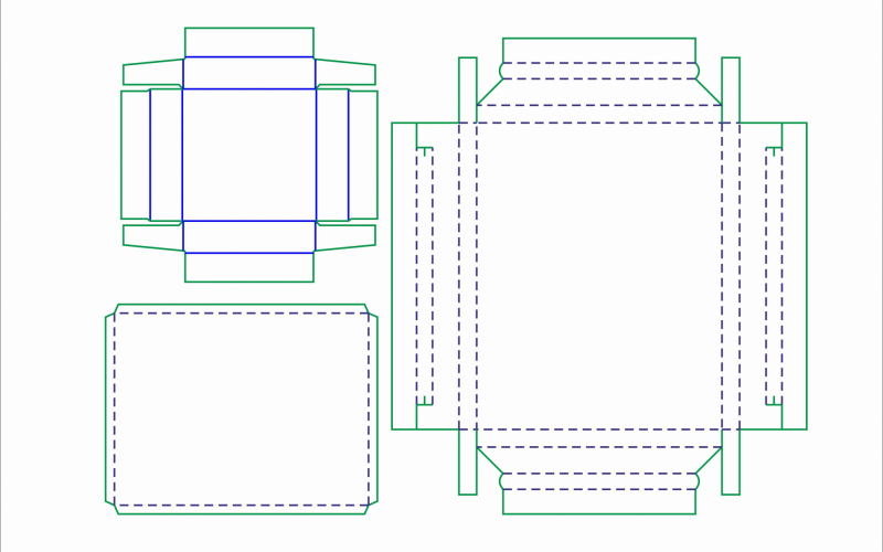 103 коробка ВИЗ1 дно 140х175х10 для шоколадок - Полиграфия