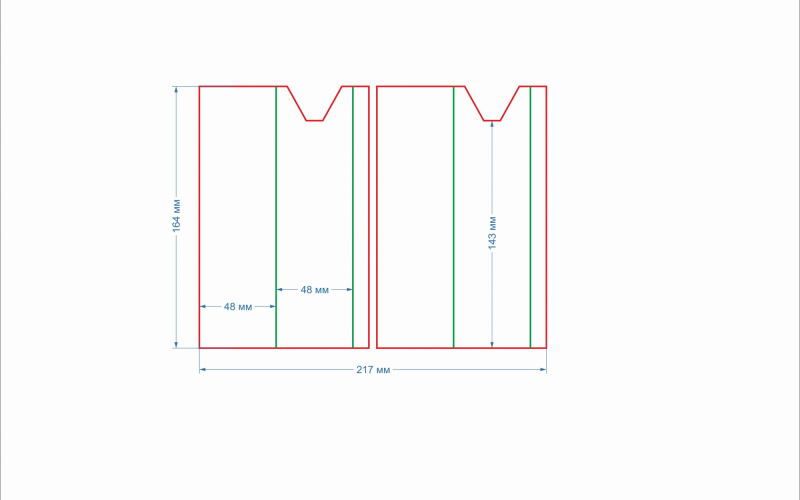 107 коробка 48х184 футляр для ручки - Полиграфия