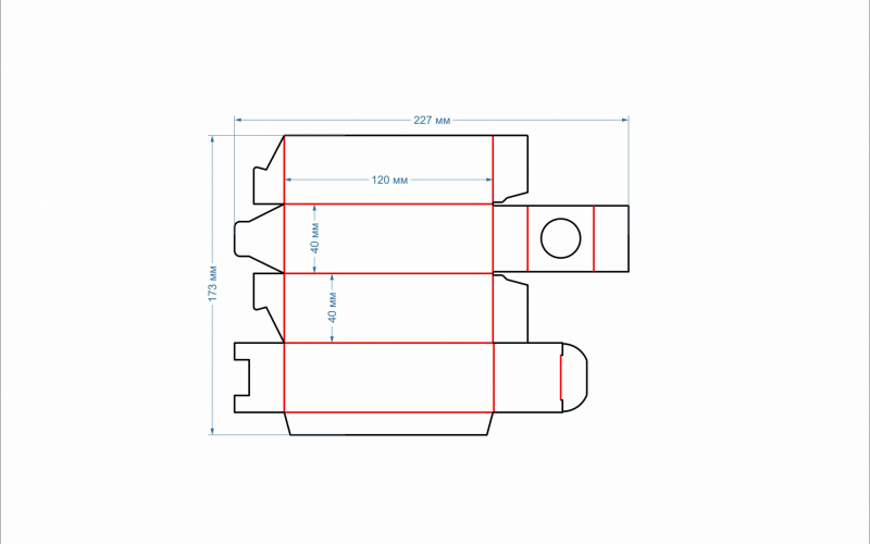 114 коробка 40х40х120 WEAMA - Полиграфия