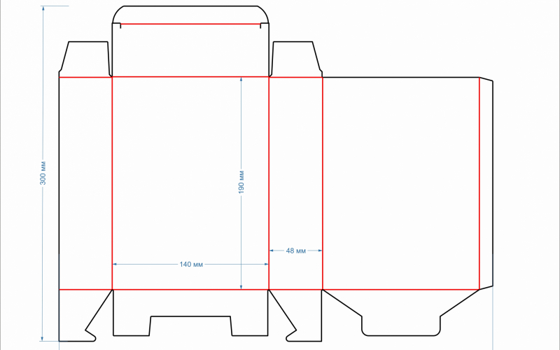 136 коробка 140х48х190 печенье - Полиграфия