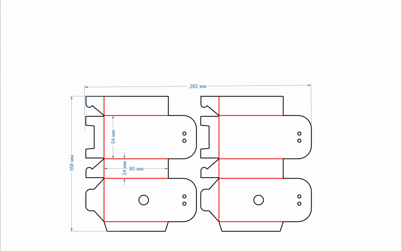 138 коробка 54х24х80 мыло - Полиграфия