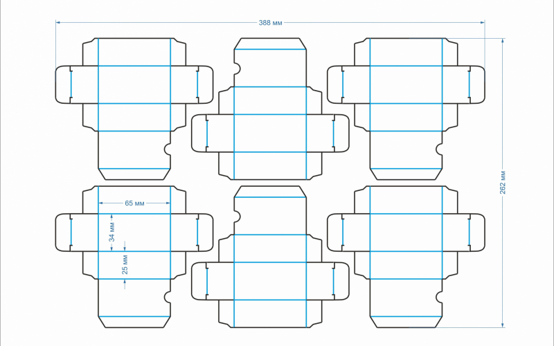 27 коробка 34х25х65 - Полиграфия