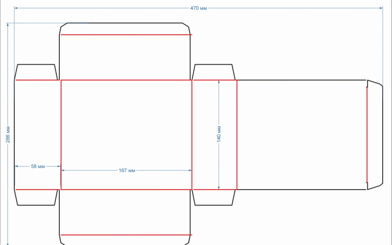 33 коробка 167х140х58 - Полиграфия