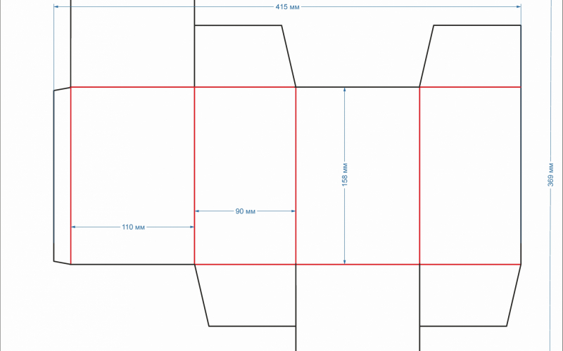 37 коробка 110х90х158 - Полиграфия