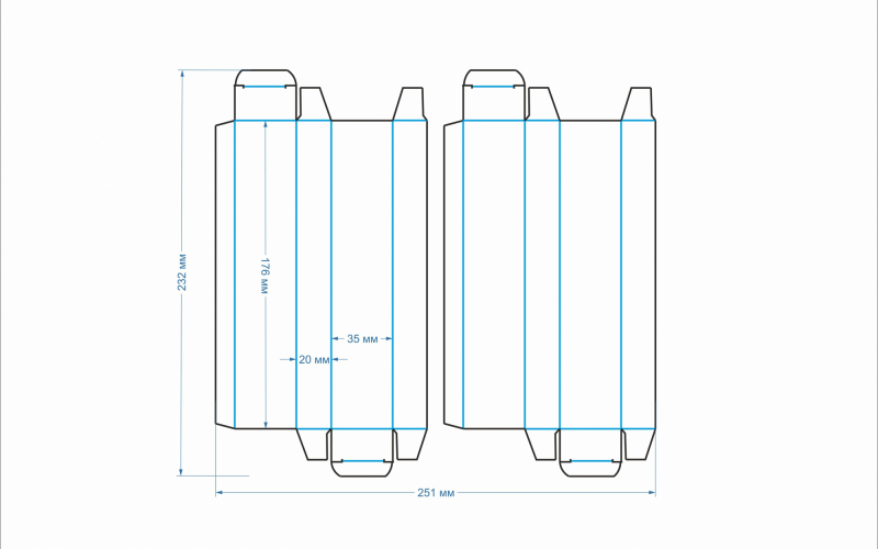 42 коробка 35х20х176 - Полиграфия