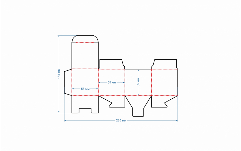 46 коробка 55х55х55 - Полиграфия