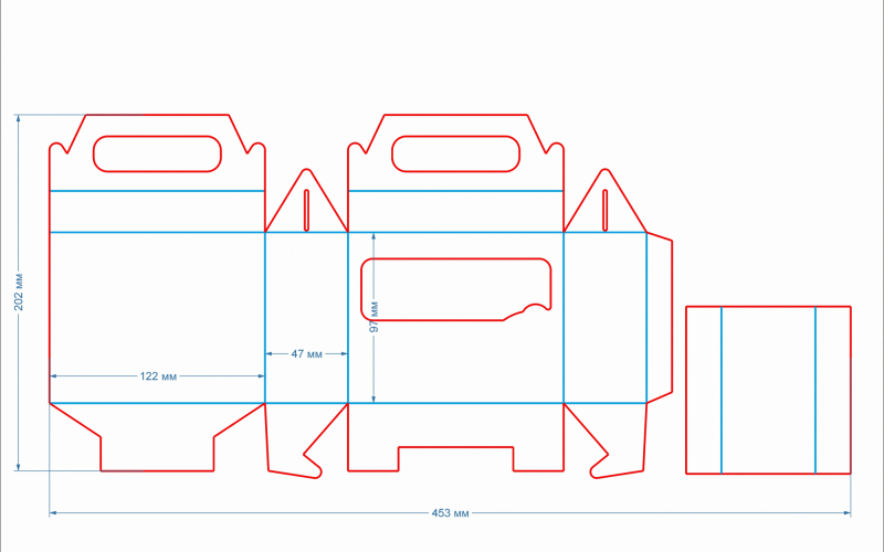 47 коробка  122х47х97 барни - Полиграфия