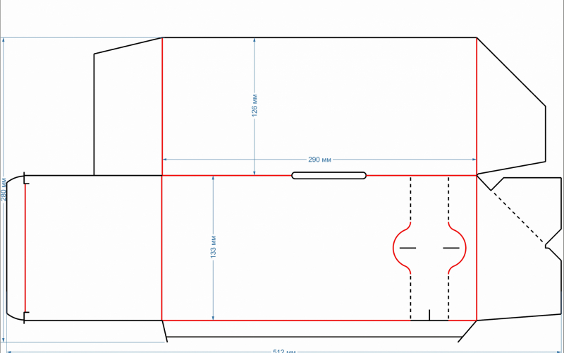 72 коробка 126х133х290 часть1 - Полиграфия