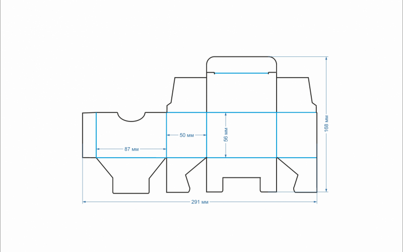 92 коробка 87х56х50 для дисконт.карт - Полиграфия